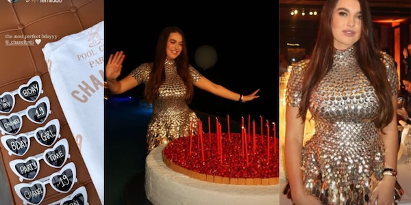 Chanel Totti compie 19 anni, il compleanno esclusivo tra abito oro e mega torta