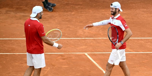 Bolelli-Vavassori in semifinale a Roma: battuta la coppia Heliovaara-Patten