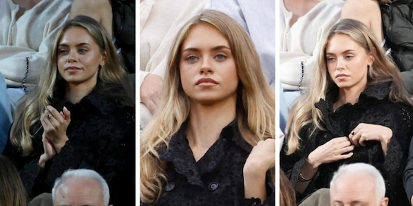 Sorrisi, applausi e... freddo: così Laila Hasanovic, in tribuna per Sinner, ha stregato Roma