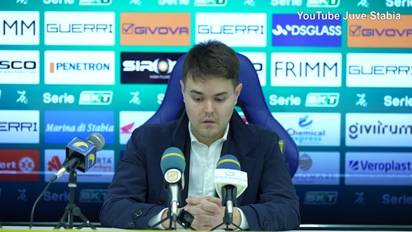 Juve Stabia, Lovisa: "Arbitraggio che ci ha danneggiato, ma ce la giocheremo"