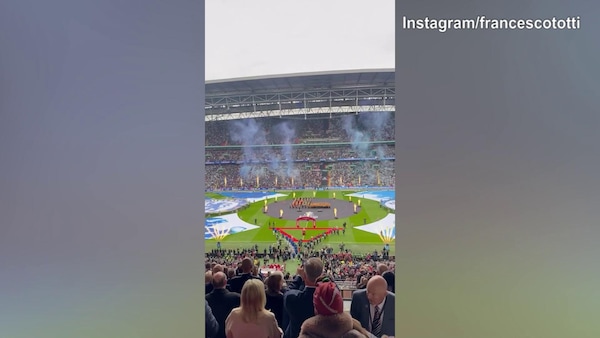Fa Cup, Francesco Totti e Noemi Bocchi presenti alla finale tra Chelsea e City