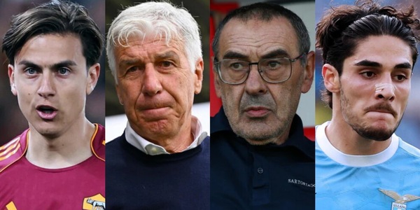 Derby Roma-Lazio, le formazioni ufficiali di Gasperini e Sarri