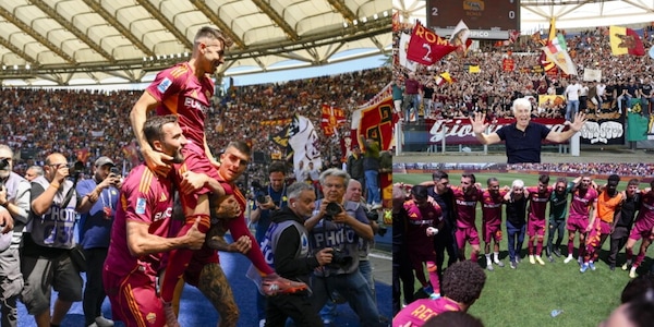 Dalle lacrime di El Shaarawy alla festa di Gasperini: la Roma in trionfo dopo il derby contro la Lazio