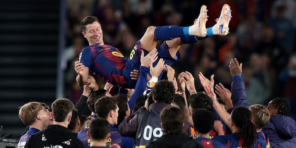 Lewandowski si congeda dal Camp Nou con un'ultima vittoria