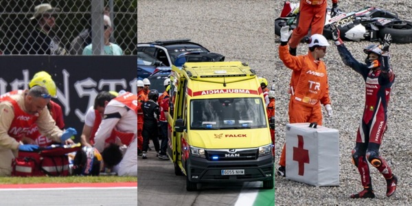 In Catalogna si corre nonostante gli incidenti e l'ansia, la rabbia dei piloti: "Perché siamo ripartiti la terza volta?"