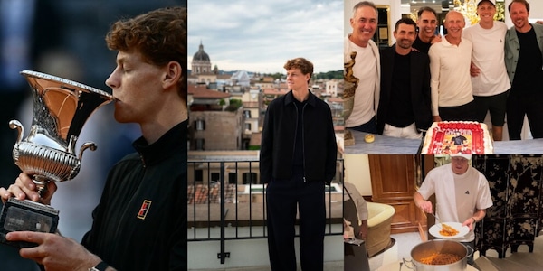 Dalla amatriciana alla torta da campione, Jannik Sinner celebra Roma: "Bellissimi momenti"