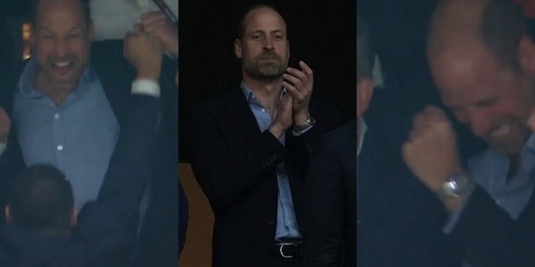 Il principe William sempre più scatenato per il suo Aston Villa: l'esultanza reale per la vittoria dell'Europa League