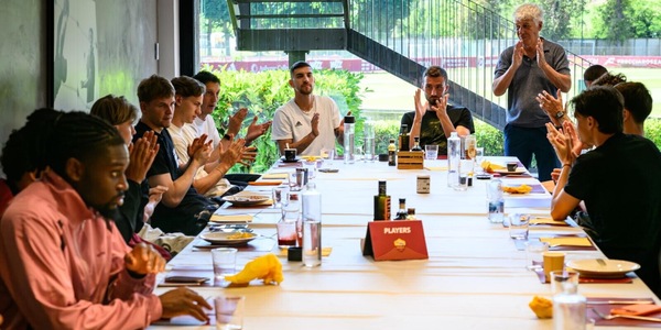 Roma, colazione di squadra prima dei saluti. Il discorso di Gasperini