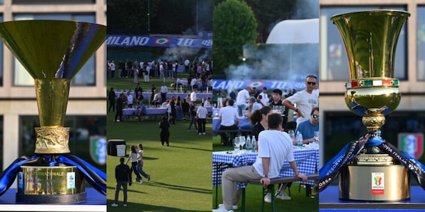 L'Inter celebra il Double ad Appiano: grigliata speciale con tutta la famiglia nerazzurra