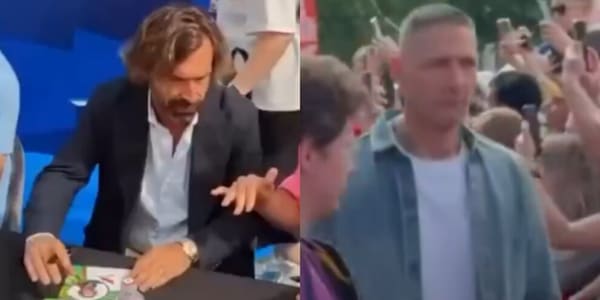 Pirlo e Materazzi ospiti a Mosca durante un pesante bombardamento su Kiev: bufera sui social