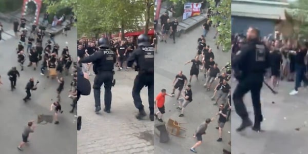 Scontri e disordini prima della finale tra Crystal Palace e Rayo Vallecano: caos a Lipsia, interviene la polizia
