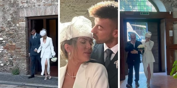 El Shaarawy e Ludovica Pagani si sposano in comune: le foto del matrimonio tra baci e lacrime, ecco gli invitati