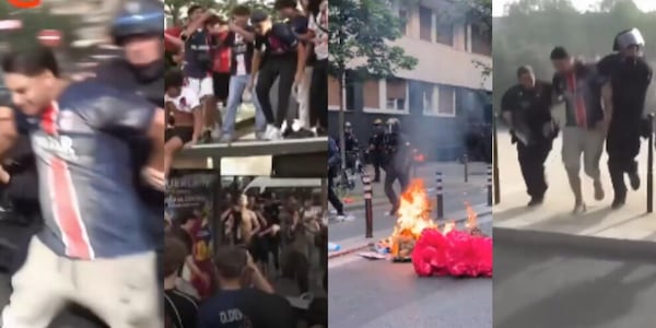 Parigi nel caos durante la finale di Champions League: scontri e incidenti in strada, interviene la polizia