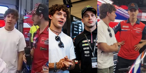 Kimi Antonelli al Mugello per il Gp d'Italia: le foto nei box con Bezzecchi, Bagnaia e i piloti italiani