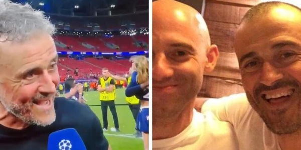 Perché Luis Enrique, per la seconda volta, ha salutato l'interprete della Roma Claudio Bisceglia: tutto nasce da una grigliata...