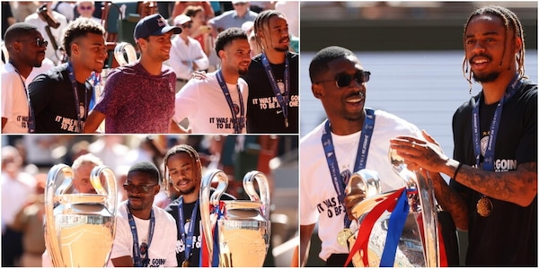 Cobolli e la foto ricordo con la Champions League al Roland Garros: l'azzurro partecipa alla festa del Psg