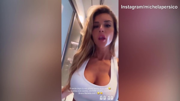 Michela Persico torna a fare serata ma...al mattino è subito in palestra!