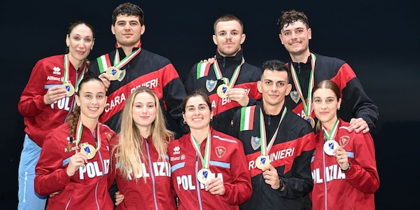 Campionati italiani assoluti Frecciarossa Roma 2026: tutti i titoli a squadre di sciabola