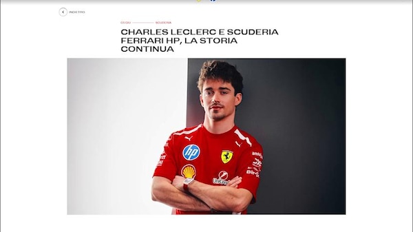 Ferrari, ufficiale il rinnovo "pluriennale" di Leclerc