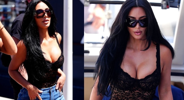 Kim Kardashian infiamma il GP di Monaco e oscura Hamilton: le foto sexy nel paddock
