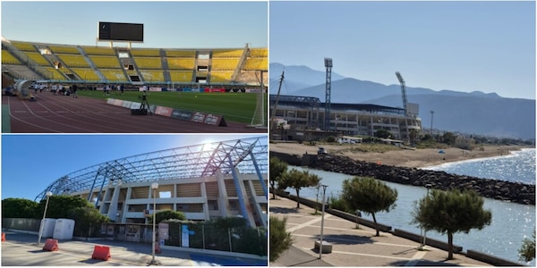 Grecia-Italia si giocherà allo Stadio Pankritio: le immagini della struttura sull'isola di Creta