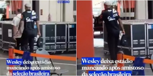 Come sta Wesley: le foto mentre lascia lo stadio fanno tremare Brasile e Roma