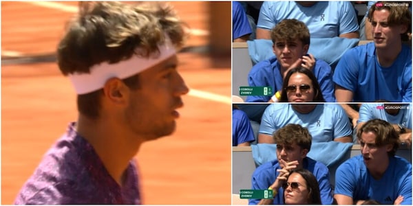 Bove al fianco di Cobolli per la finale del Roland Garros: le immagini dal Philippe Chatrier