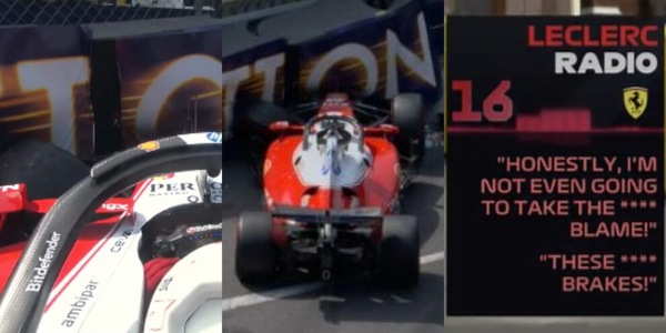 Incubo Leclerc a Monaco: la furia contro la Ferrari e l'incidente, cosa è successo