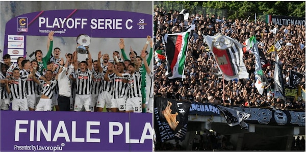 L'Ascoli batte l'Union Brescia e torna in Serie B: le foto dei festeggiamenti