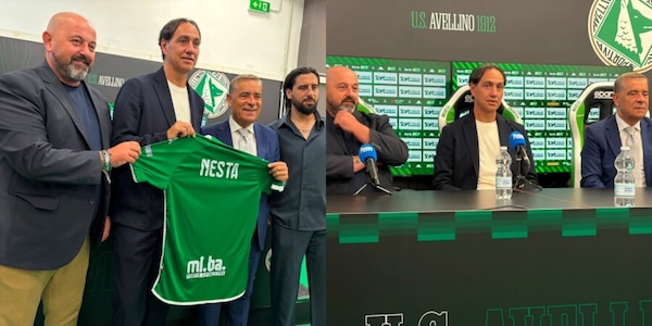 Nesta all'Avellino: le immagini della conferenza stampa