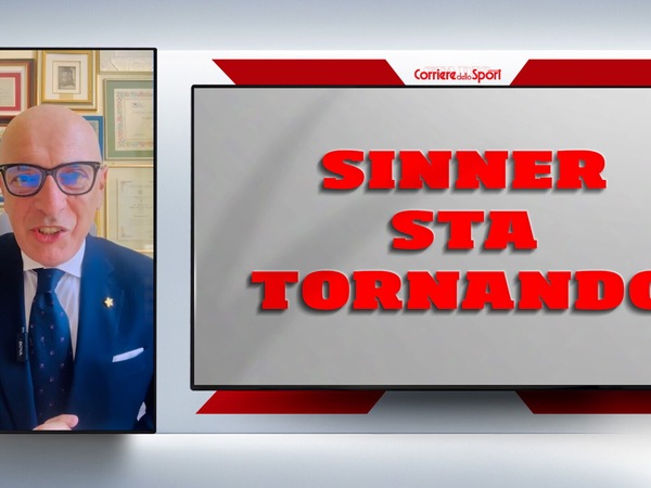 Sinner scatenato in allenamento: vai, Jannik!