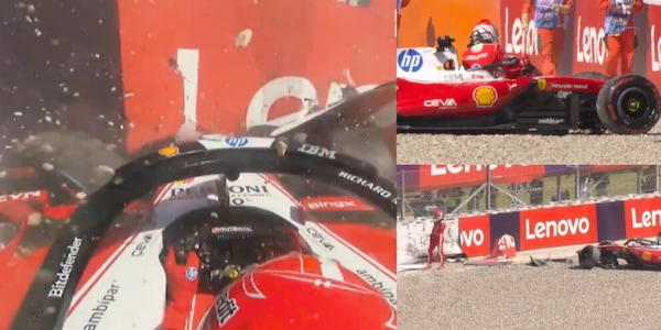Brutto incidente per Leclerc a Barcellona: perde la sua Ferrari e si schianta contro le barriere