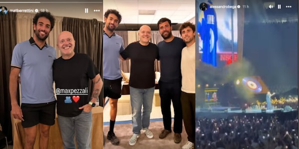 Sorpresa Berrettini: la foto su Instagram con Max Pezzali fa impazzire i fan