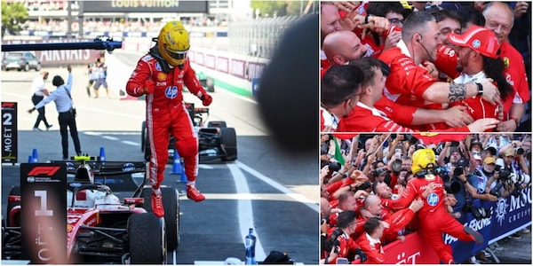 Hamilton si emoziona: "Ferrari, sarò grato per sempre. Mi chiedevo cosa significasse vincere qui..."