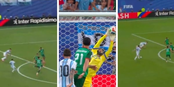 La corsa e il sinistro stupendo che buca il figlio di Zidane: che magia di Leo Messi!