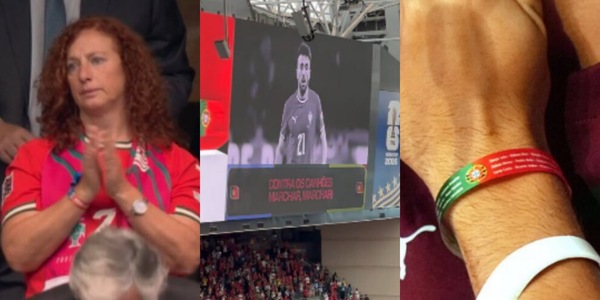 L'immagine sul maxischermo, la famiglia allo stadio e il braccialetto speciale: l'emozionante ricordo per Diogo Jota