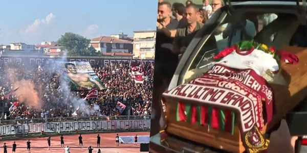 Livorno abbraccia Igor Protti: il Picchi si riempie per l'ultimo saluto