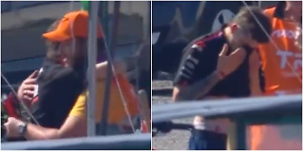 Bezzecchi in lacrime: le scuse e l'abbraccio con il marshall dopo l'aggressione