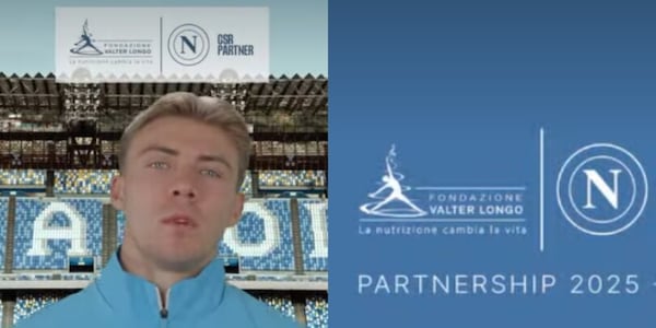 Il Napoli e Fondazione Valter Longo fanno squadra: il messaggio di Hojlund