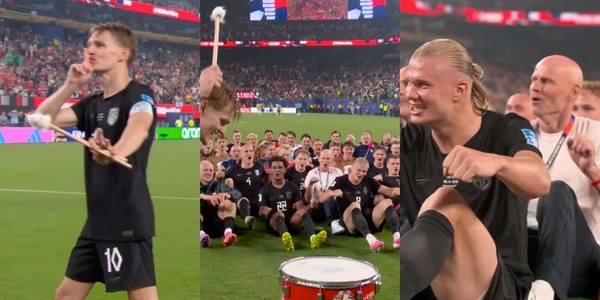 Norvegia, Haaland e compagni remano con i tifosi: la "Viking row" sta stregando tutti al Mondiale