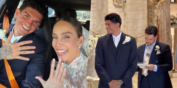 Bellanova e Paola Di Benedetto si sposano: le foto delle nozze e l’emozione del giocatore