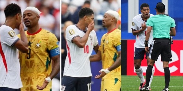 Bellingham accende la polemica per le parole dette ad Ayew con la mano davanti, ma le nuove regole del Mondiale...