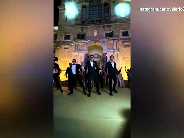 El Shaarawy, che spettacolo il balletto al matrimonio