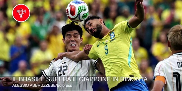Il Brasile vola agli ottavi, eliminato il Giappone. Sinner, buona la prima a Wimbledon