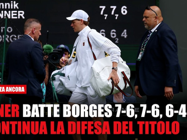 Sinner, battuto Borges