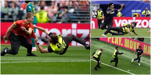 Belgio-Senegal, invasione di campo: gli steward faticano a riportare l'ordine