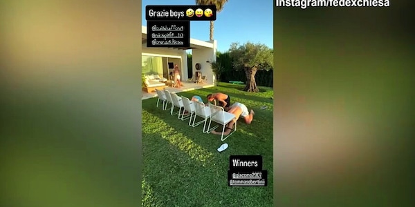 Chiesa, che risate con i figli di Pirlo e Buffon!