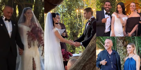 Aurora Ramazzotti e Goffredo Cerza matrimonio, da Michelle Hunziker a Eros e gli ospiti vip, ecco chi c'era