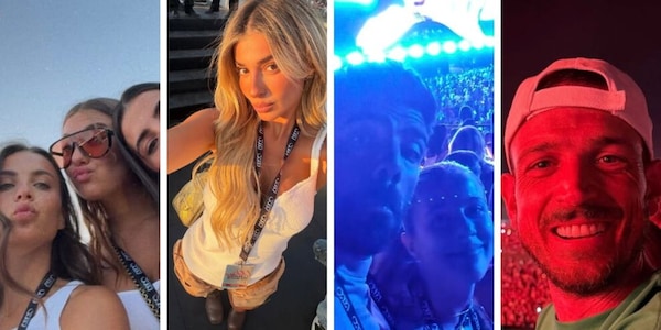 Ultimo, da Chanel e Isabel Totti a Florenzi, Petagna, Victoria Mihajlovic e la fidanzata Jacqueline: quanti personaggi per il concerto dei record