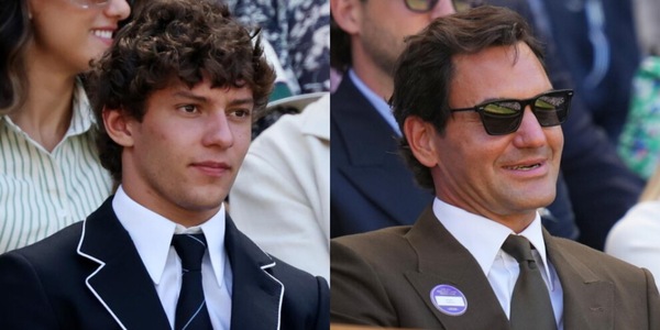 Antonelli e Federer elegantissimi per Wimbledon: le foto dal Royal Box fanno impazzire i social
